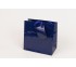 Glossy Tote Bag with Rope Handles (Dark Blue) 6" x 3" x 6"